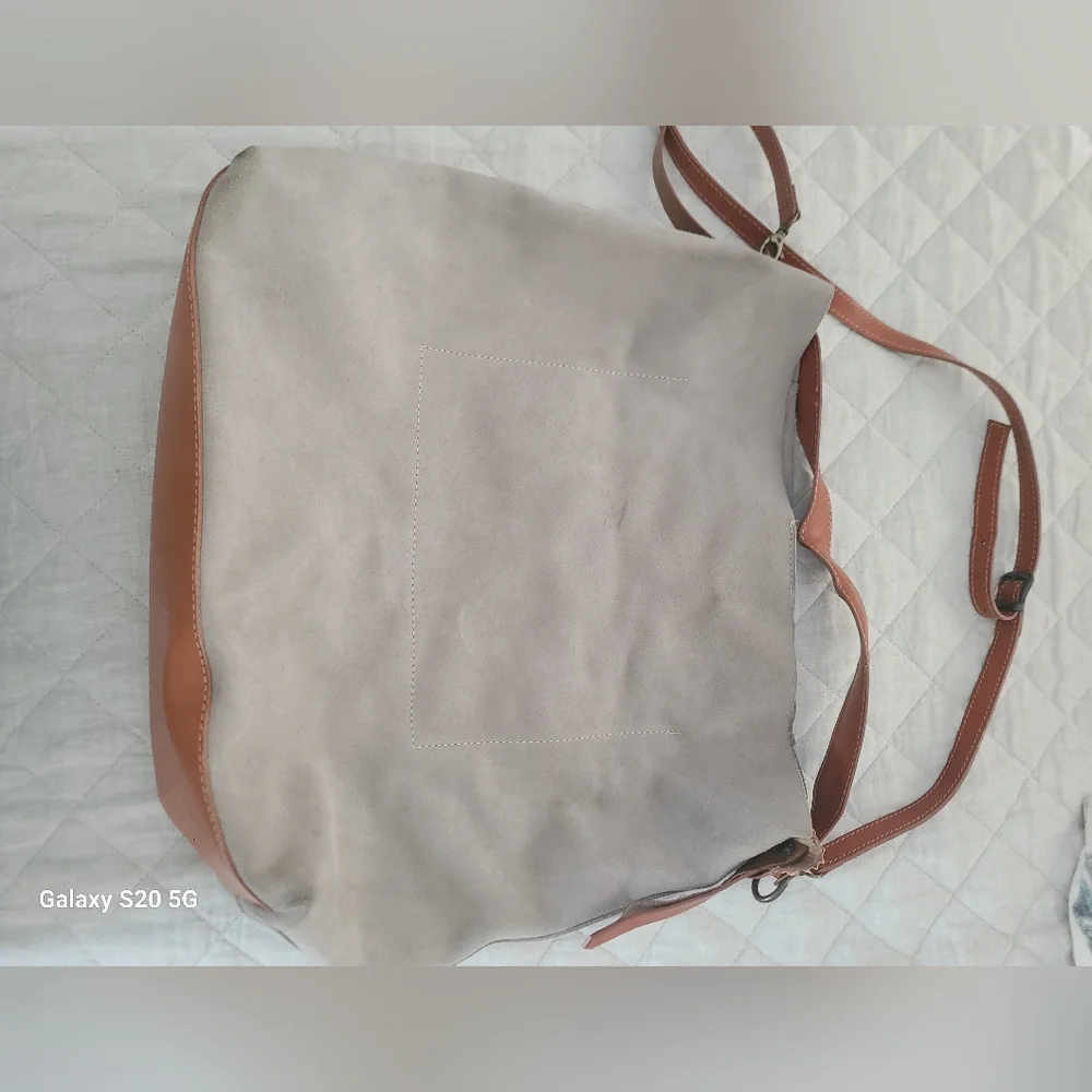 Sundance Laken Italy Suede Hobo Bag - Picture 3 of 5